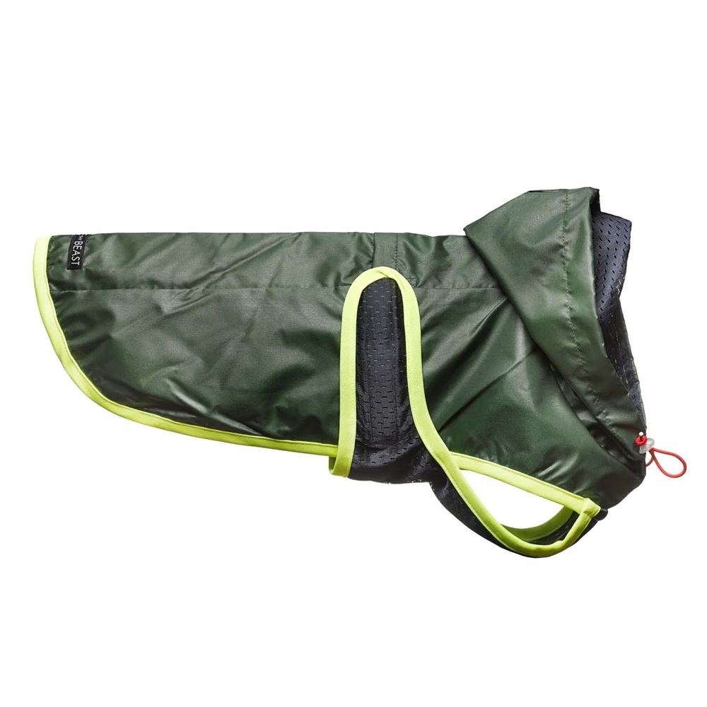 Love thy Beast dog raincoat size 14